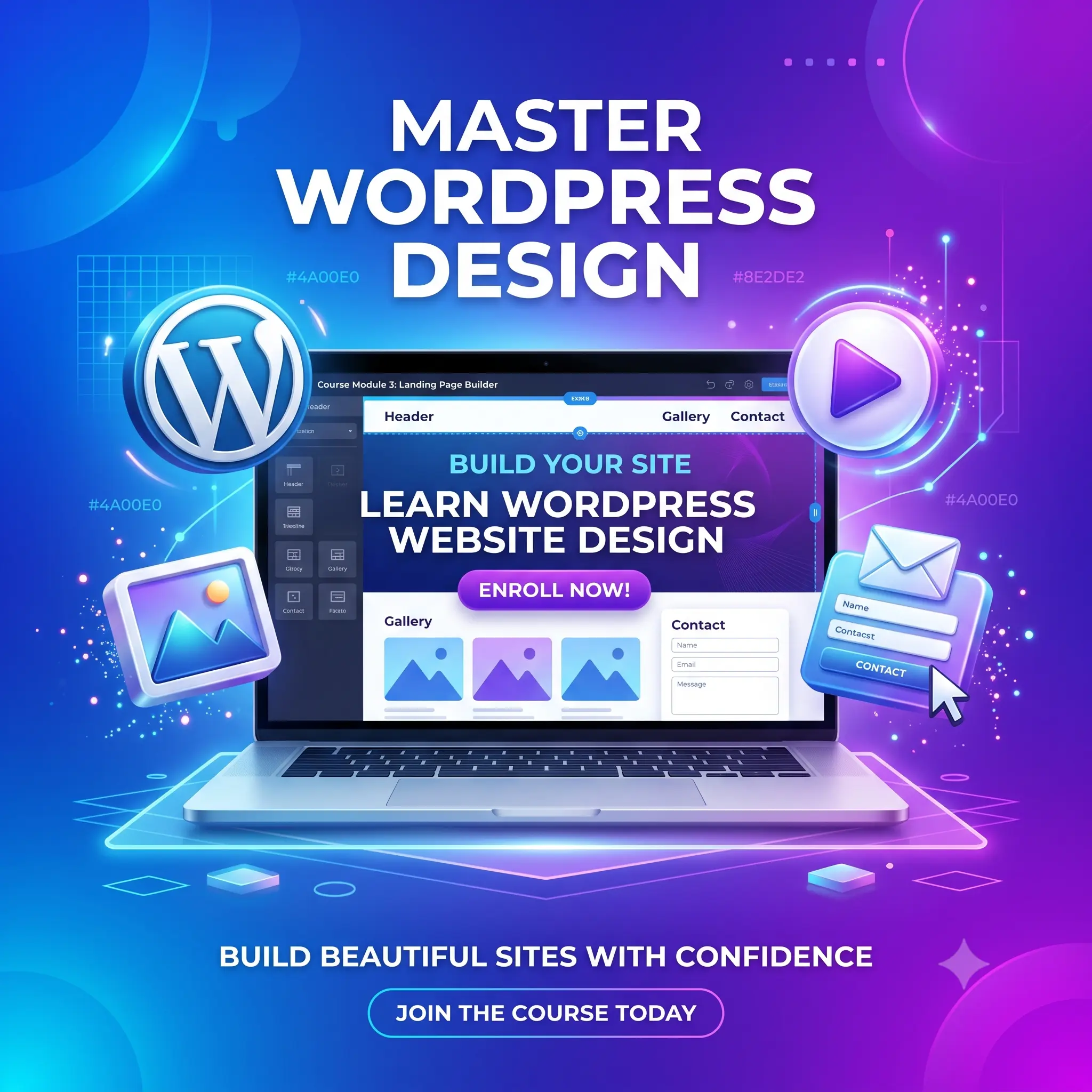 Website Landing Page Course